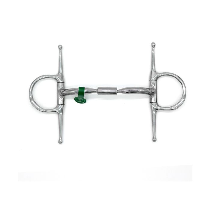 Myler Wide Barrel Full Cheek Comfort Snaffle Bit with Hooks