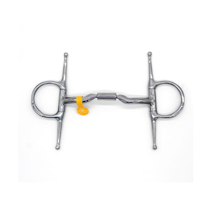 Myler Full Cheek Low Port Comfort Snaffle with Hooks, MB 04