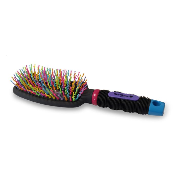 Tail Tamer Curved Brush -Rainbow Color