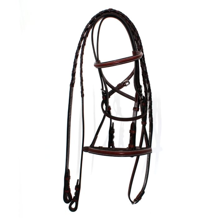 Americana Plain Raised Bridle by Harmohn Kraft