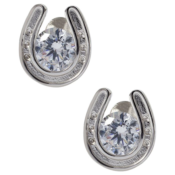 Kelly Herd Sterling Silver Horseshoe Stud Earrings