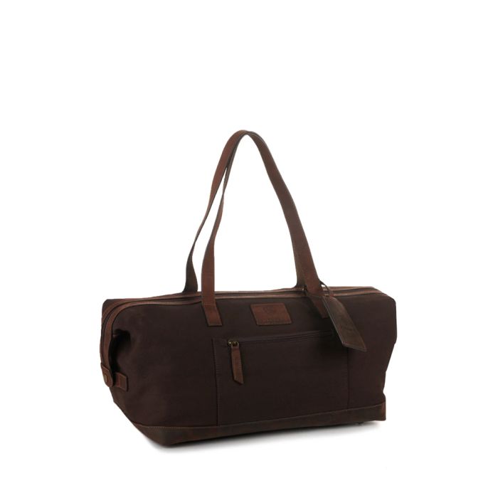 Ariat Small Canvas With Leather Duffle Bag