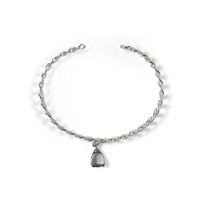 Awesome Artifacts Sterling Silver Curb Chain Cuff Bracelet