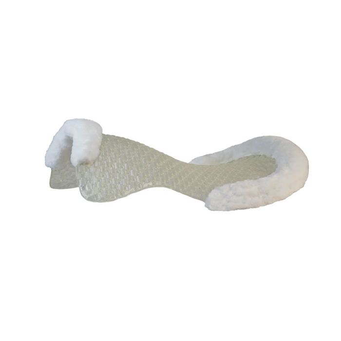 Acavallo Massage Gel Pad Cut Out W/Sheepskin