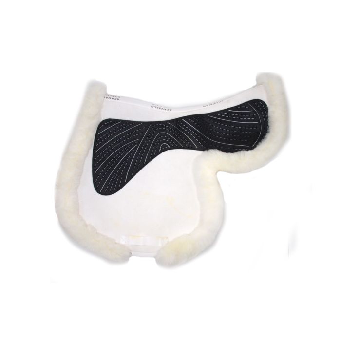 Acavallo Twin Sided Jump Pad With Gel & Sheepskin Edge