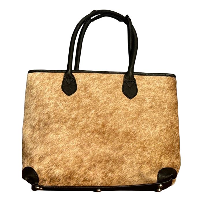 Westrian Brindle Cowhide Tote Handbag