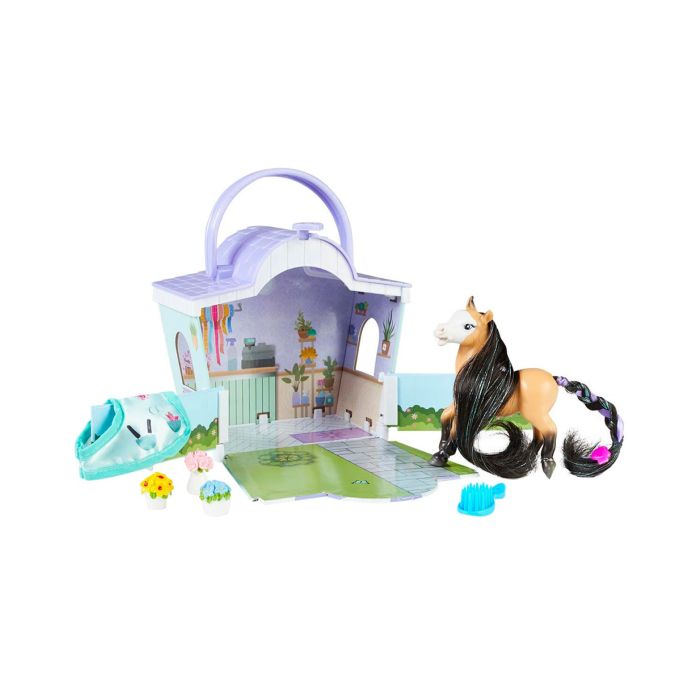 Breyer Li'l Beauties Flower Shop Horse Playset