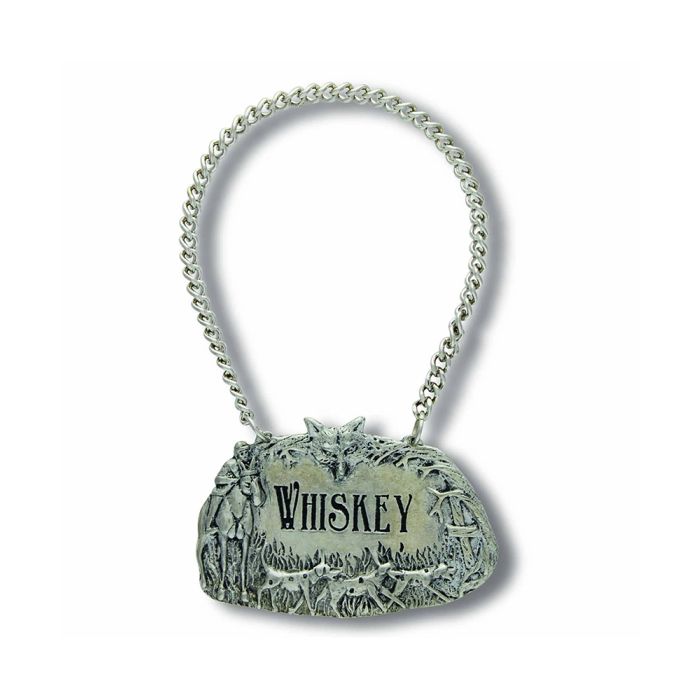 Vagabond Pewter Decanter Tags (Fox Hunting - Whiskey)