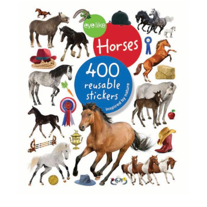 Book: Horses - 400 Reusable Stickers