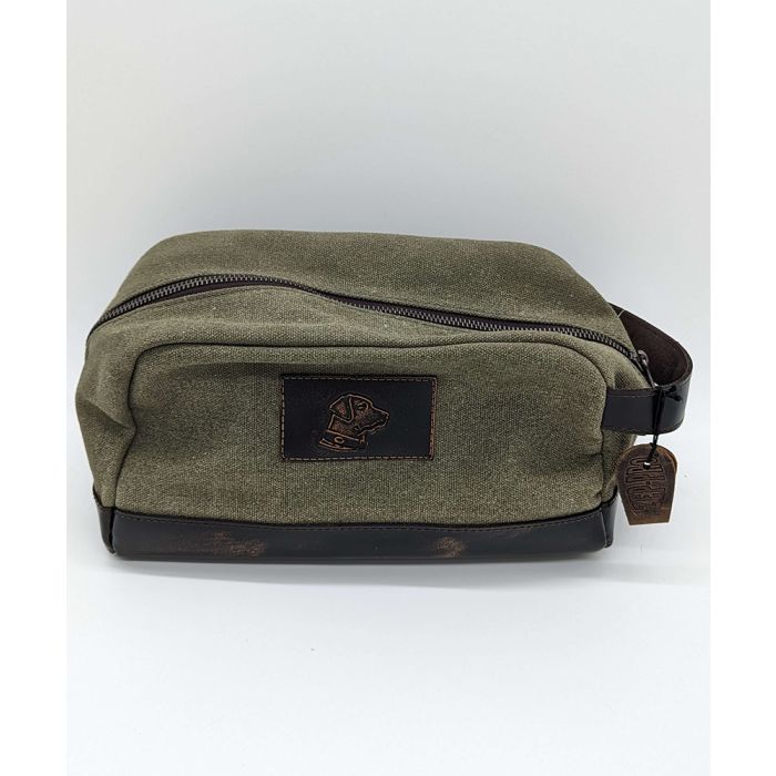 Zeppelin Products Wax Canvad Toiletry Shave Bag