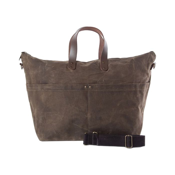 Waxed Traveler Tote Bag