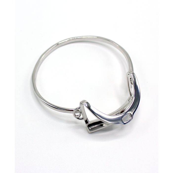 Michel McNabb Bent Stirrup Bracelet