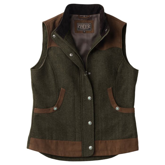 Madison Creek Ladies Channel Wool Vest