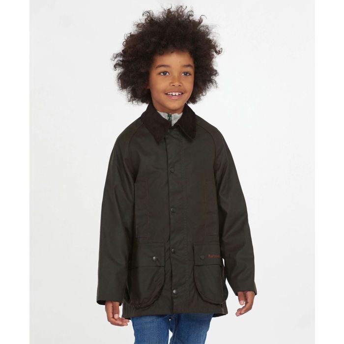 Barbour Boys Beaufort Waxed Jacket