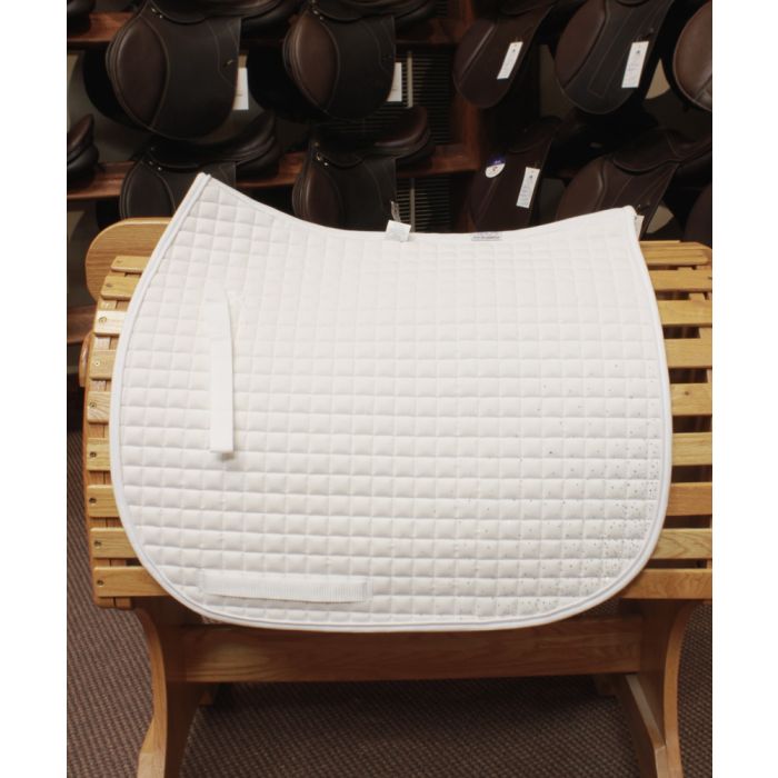 PRI Cotton Quilt Dressage Square Pad With Rhinestones
