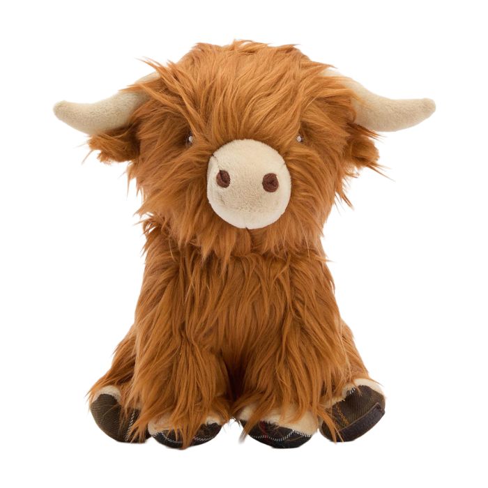 Barbour Highland Cow Dog Toy
