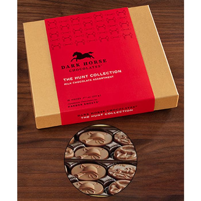 Harbor Sweets Dark Horse Chocolates (16 Piece Assortment)