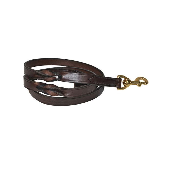 Perri's Twisted Leather Dog Leash 3/4"