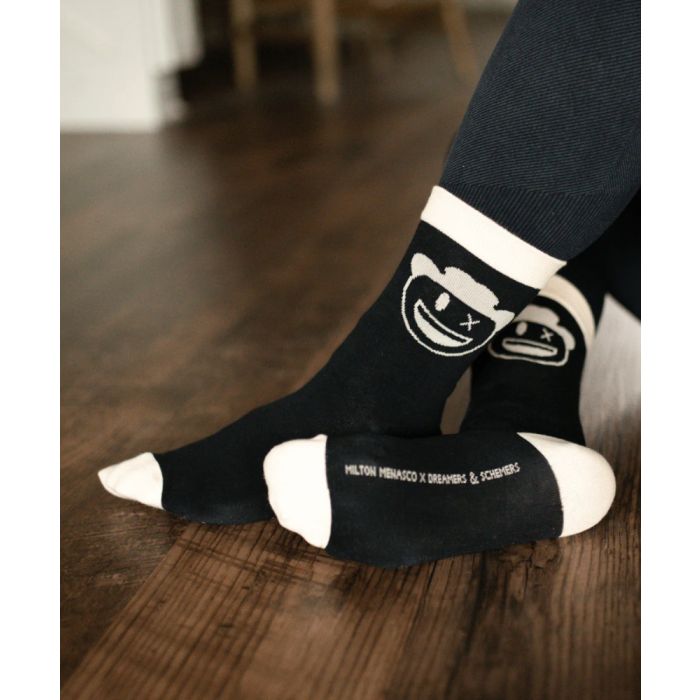 Dreamers & Schemers Milton Menasco X Crew Socks