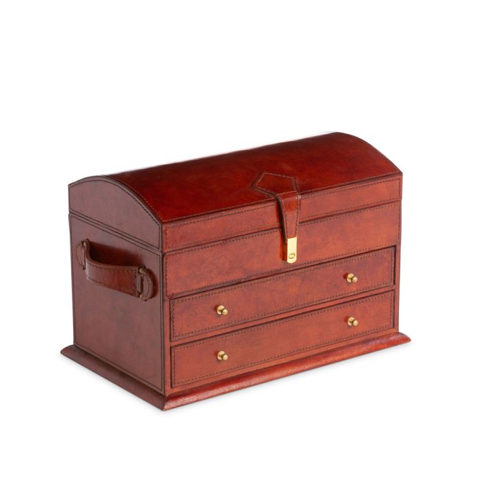 Park Hill Kennedy Leather Jewerly Box