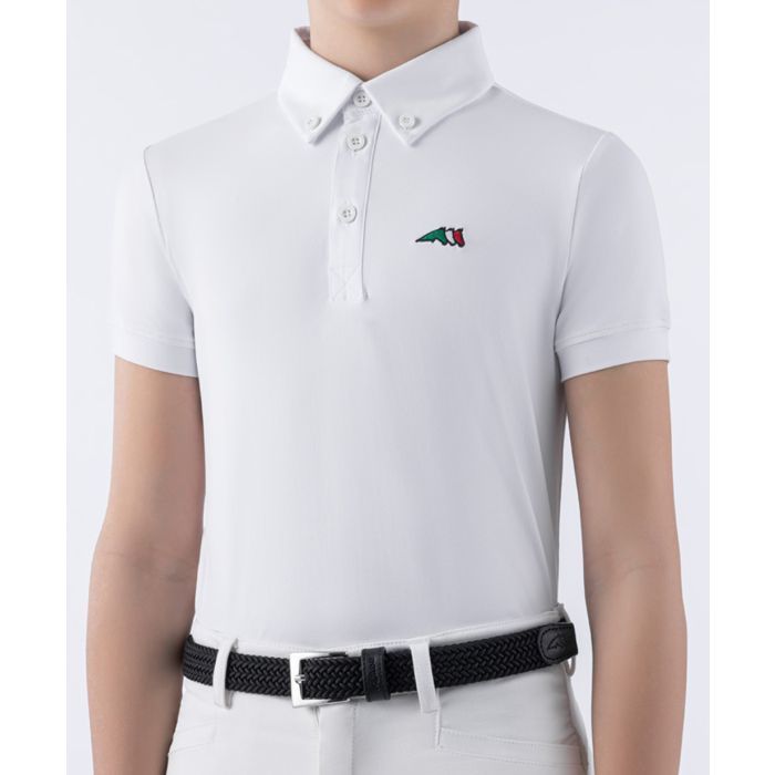 Equiline Jeremyk Boys Short Sleeve Show Shirt