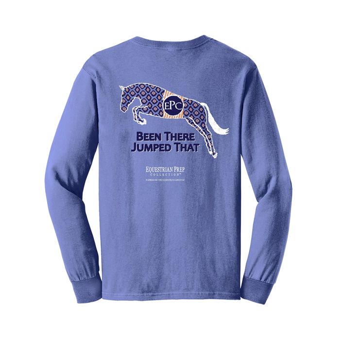 Equestrian Prep Adult Long Sleeve Comfort Color Tees