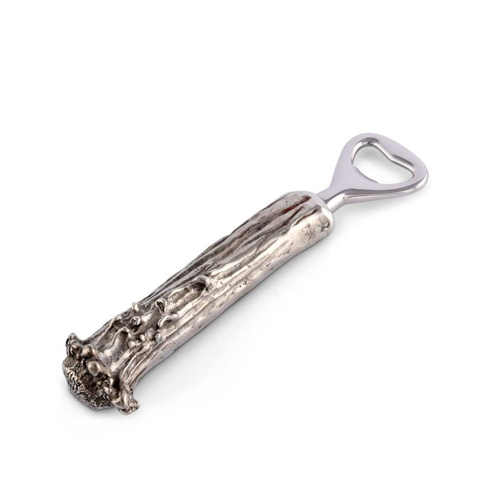 Vagabond House Pewter Antler Bottle Opener