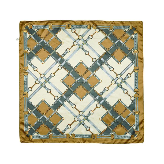 AWST Silky Plaid Snaffle Bit Scarf