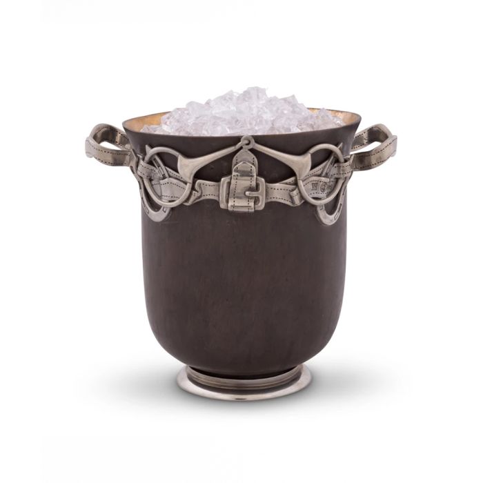 Vagabond House Equestrian Bronze Ice Bucket