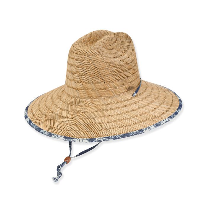 Sun N Sand Caribbean Joe Matt Staw Men's Lifeguard Hat With 4.5" Brim