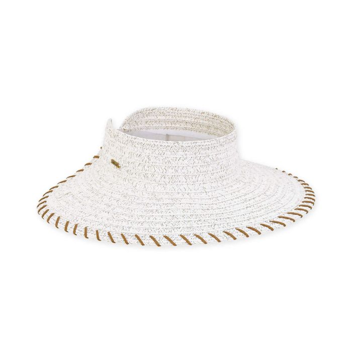 Sun N Sand Paperbraid Roll Up Visor