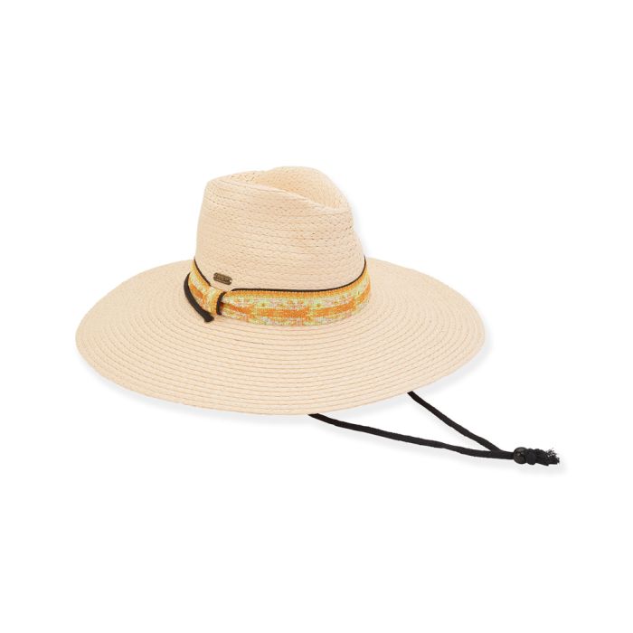 Sun N Sand Paper Crochet Classic Floppy Hat With Wide Brim