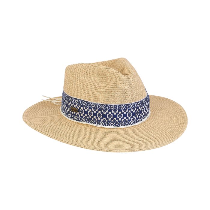 Two's Company Ladies Paper Straw Le Touquest Safari Hat With 3" Brim