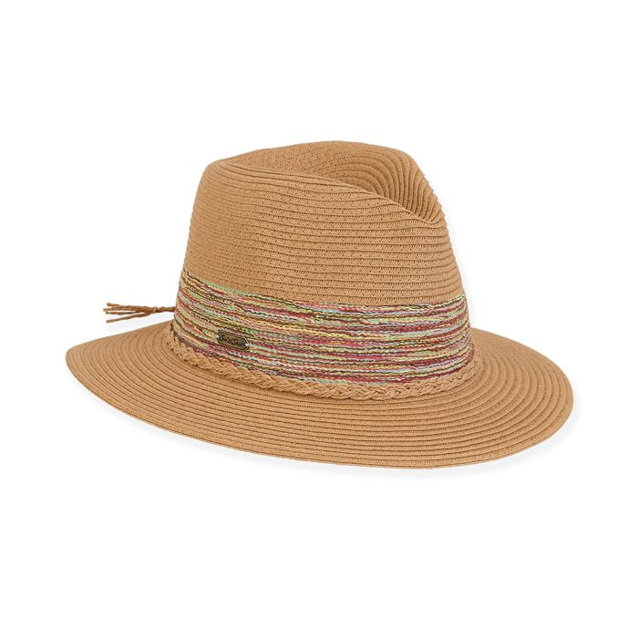 Sun N Sand Paperbraid Famu Fedora Hat