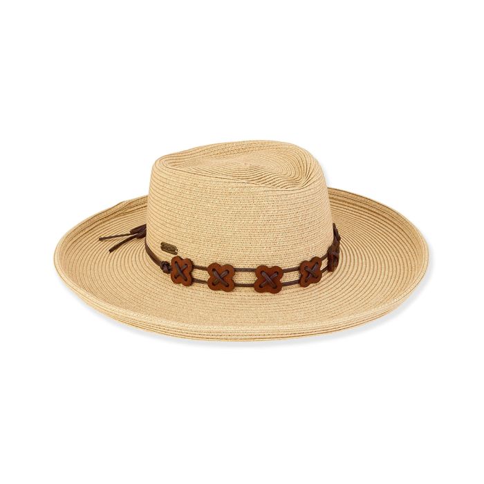 Sun N Sand Paperbraid Harmony Gamblers Hat