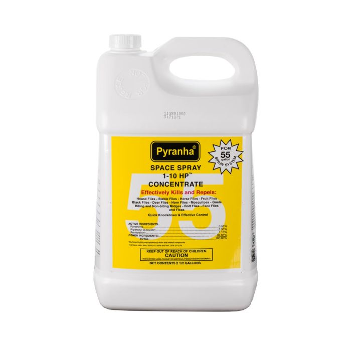 Pyranha 1-10 HP Concentrate Spray 2.5 Gallons - 55 Gallon Fly System