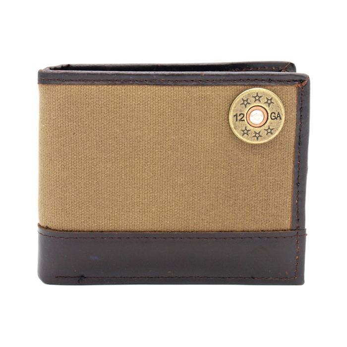 Zeppelin Products Passcase Canvas & Leather Wallet