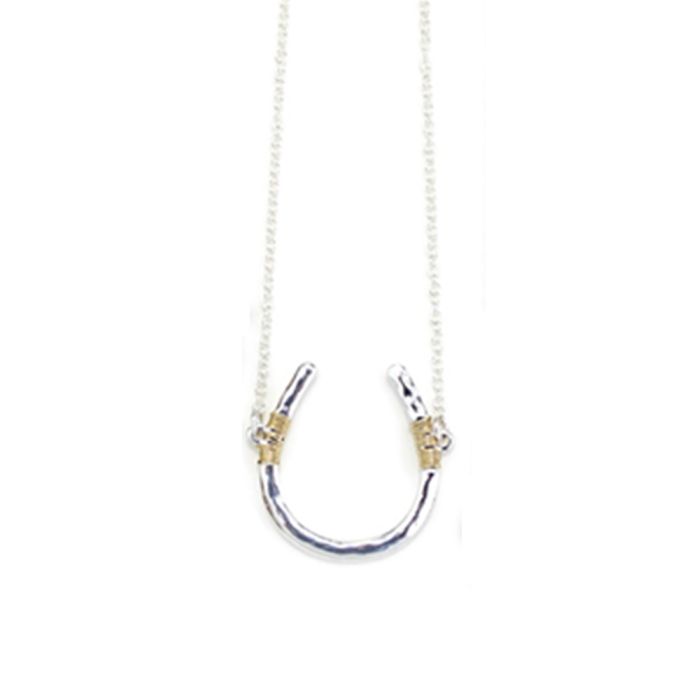 WYO Wire Wrapped Horseshoe Necklace