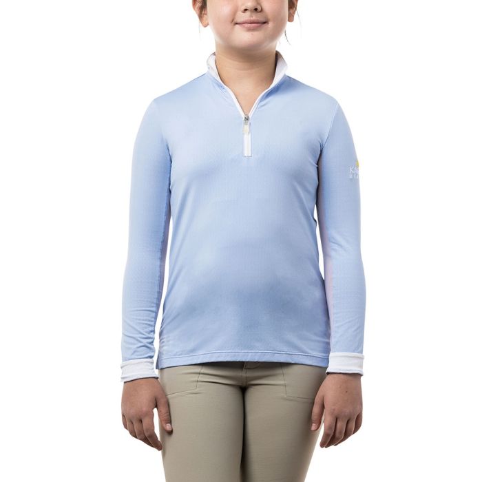 Kastel Denmark 1/4 Zip Kids Long Sleeve Shirt
