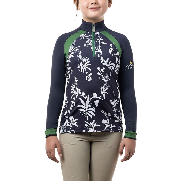 Kastel Denmark 1/4 Zip Kids Raglan Long Sleeve
