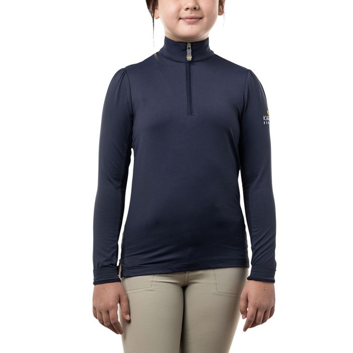 Kastel Denmark 1/4 Zip Kids Long Sleeve Shirt