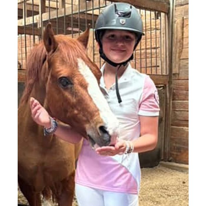 Equestrian Club Girls Lil' Lenna Long Sleeve Show Shirt