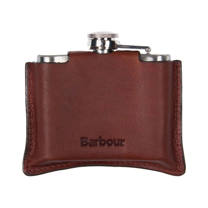 Barbour Hinged Hipflask (4oz)