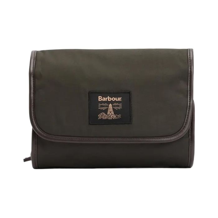 Barbour Wax Hanging Washbag