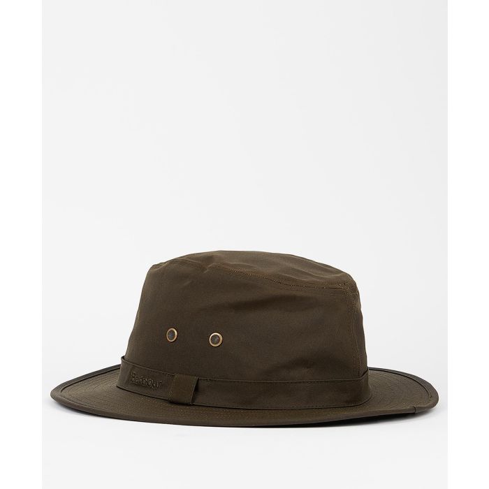Barbour Mens Dawson Wax Safari Hat