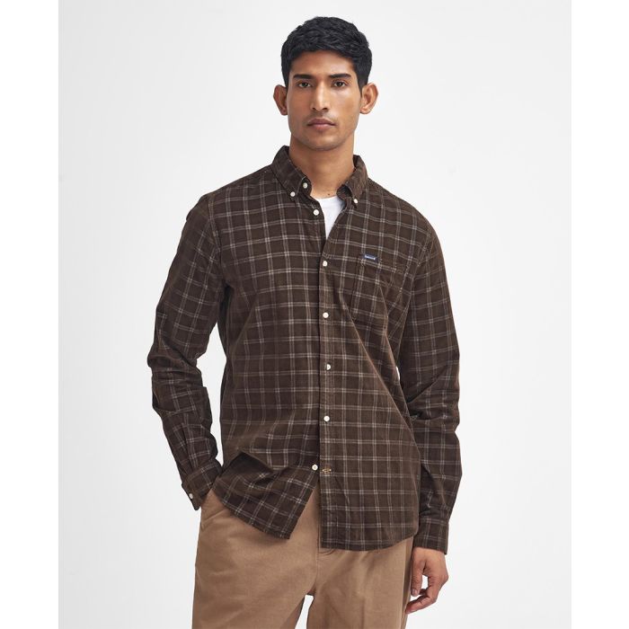 Barbour Mens Harthill Tailored Long Sleeve Cord Shirt
