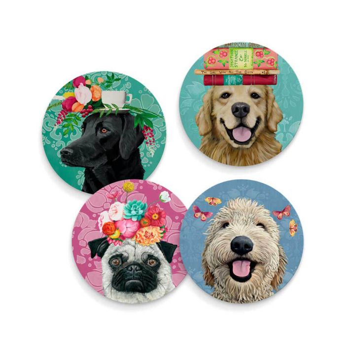 Greenbox Ceramic Coasters Set of 4