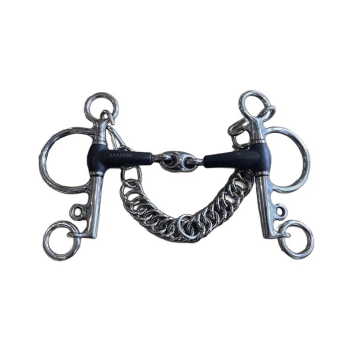 Anademi Pelham Rubber Mouth With Peanut Lozenge Bit