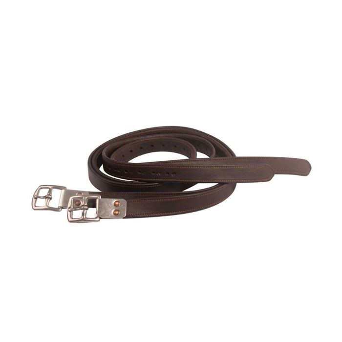 RHC Softy Stirrup Leathers w/Stainless Steel Slip Holder w/Copper Rivets