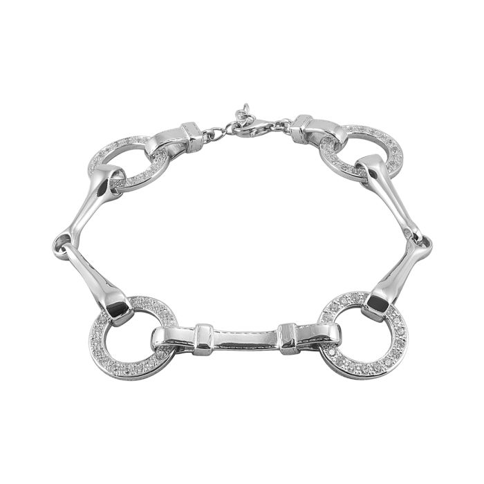 Kelly Herd Sterling Silver Snaffle Bit Bracelet